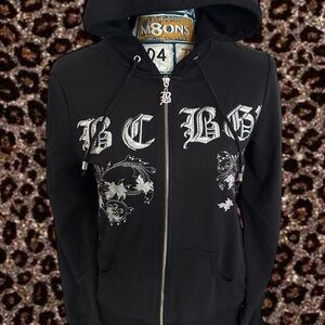 Bcbg Women's Black Hoodie